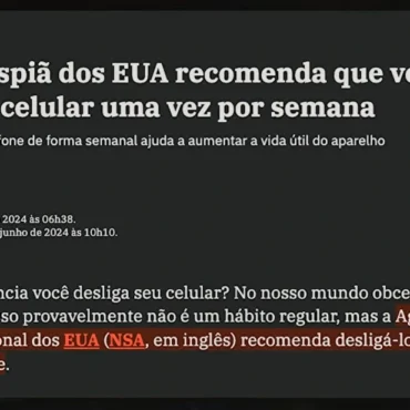 Por que a agência de espionagem dos EUA quer que você desligue o seu celular hoje?